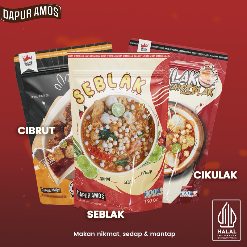 

[PAKET BUNDLING NGENYANGIN] SEBLAK, CIKULAK & CIBRUT - DapurAmos