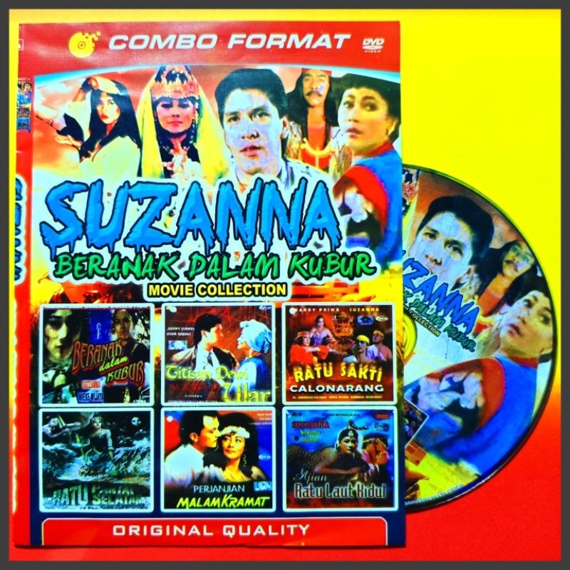 Kaset Film Indonesia Jadul Koleksi Horor Suzanna Pilihan Beranak Dalam Kubur Seleksi Susana Terlaris