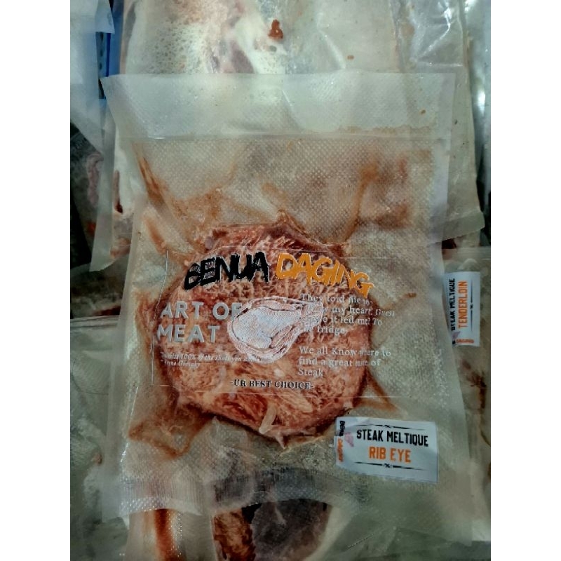 

Daging Steak Rib eye meltique 200gr