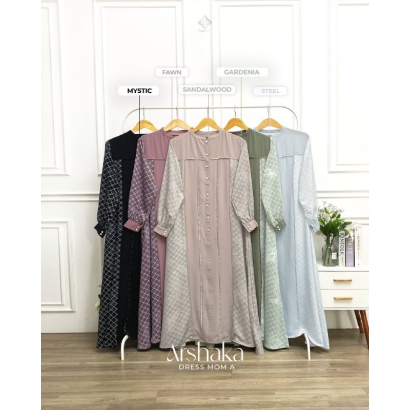 {Shieraki} Arshaka Family Set. Dress Mom A. sarimbit keluarga ready stok