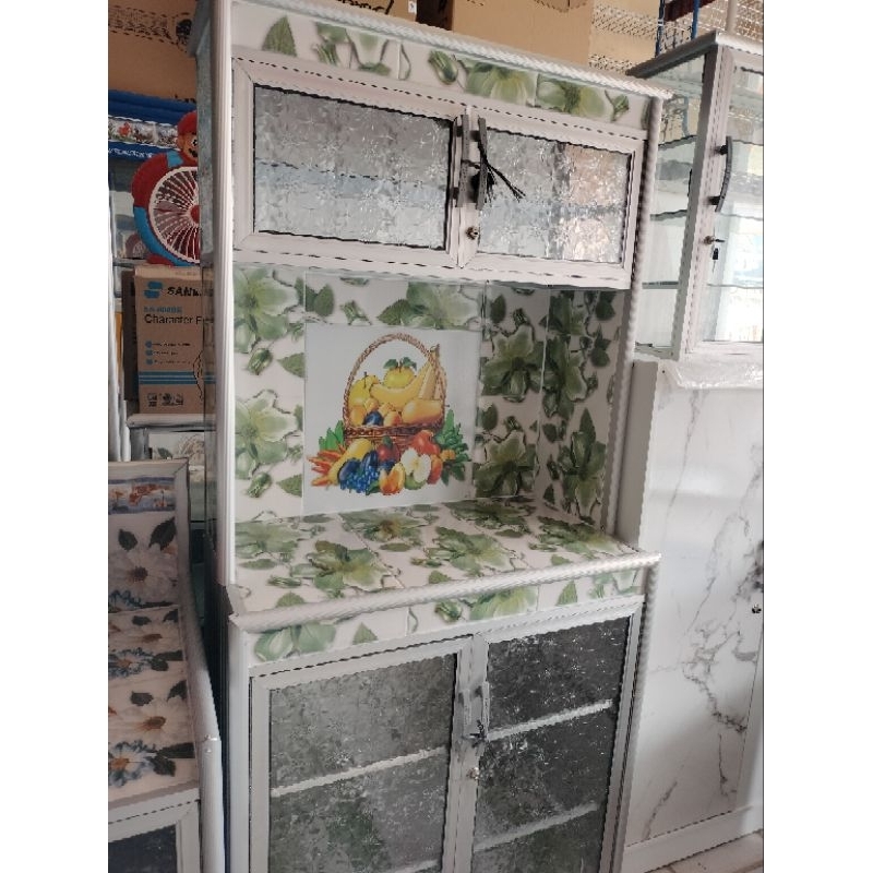 Lemari piring 2pintu aluminium