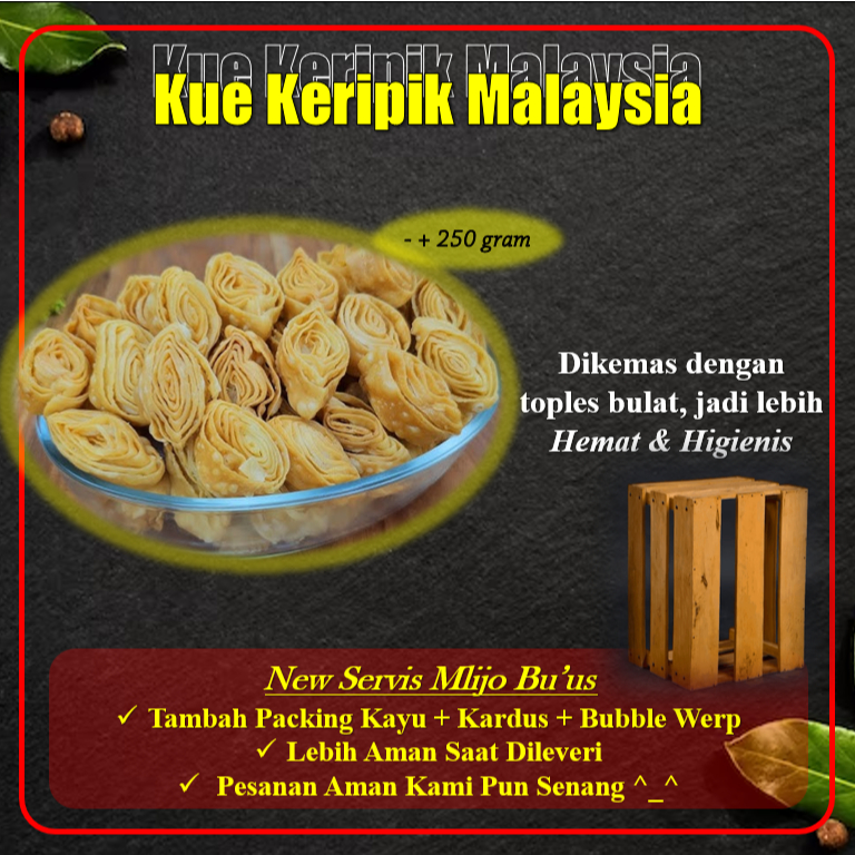 

KUE KERING CAMILAN KHAS LEBARAN IDUL FITRI & NATAL & IMLEK KERIPIK MALAYSIA & JANDA GENIT & NASTAR MLIJO BU US OFFICIAL SHOP