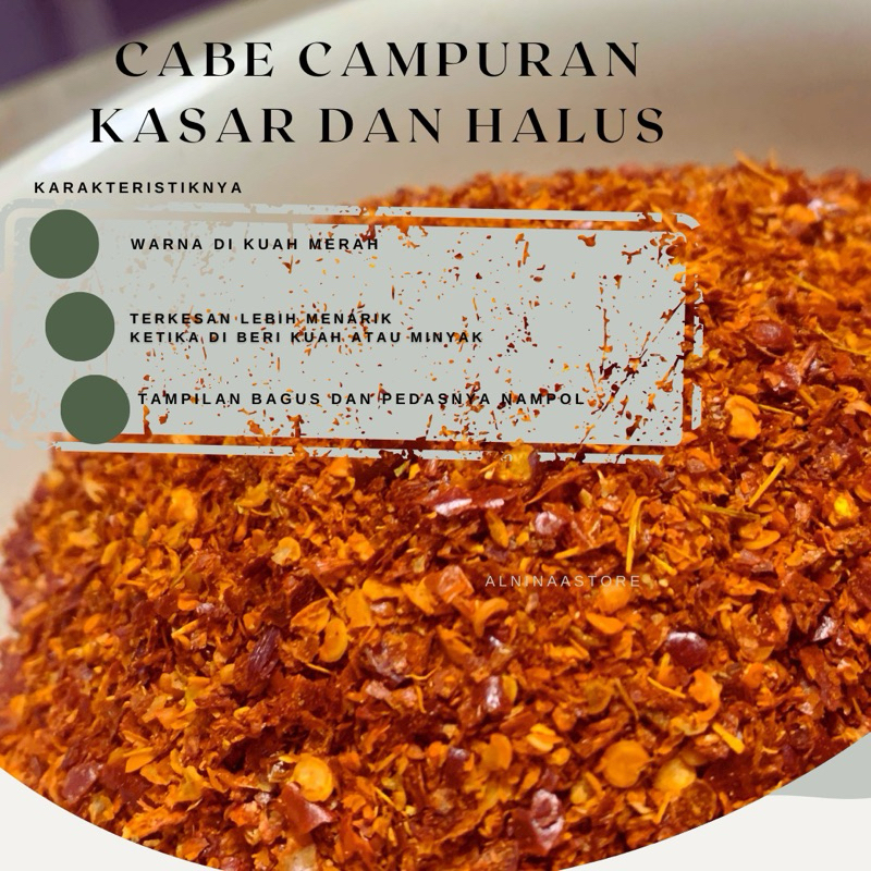 

cabe campuran kasar & halus 250g