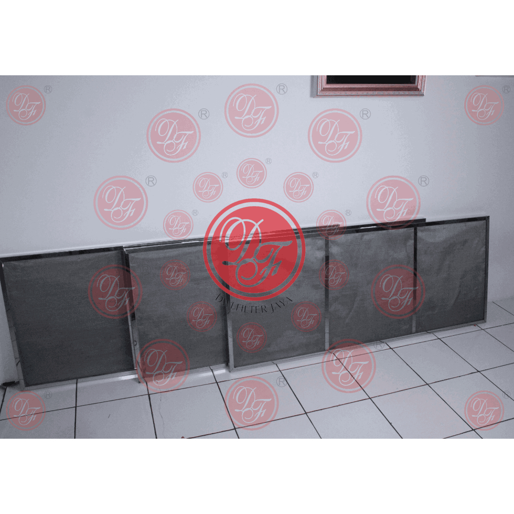 Metal Frame Plate Pre Filter AHU