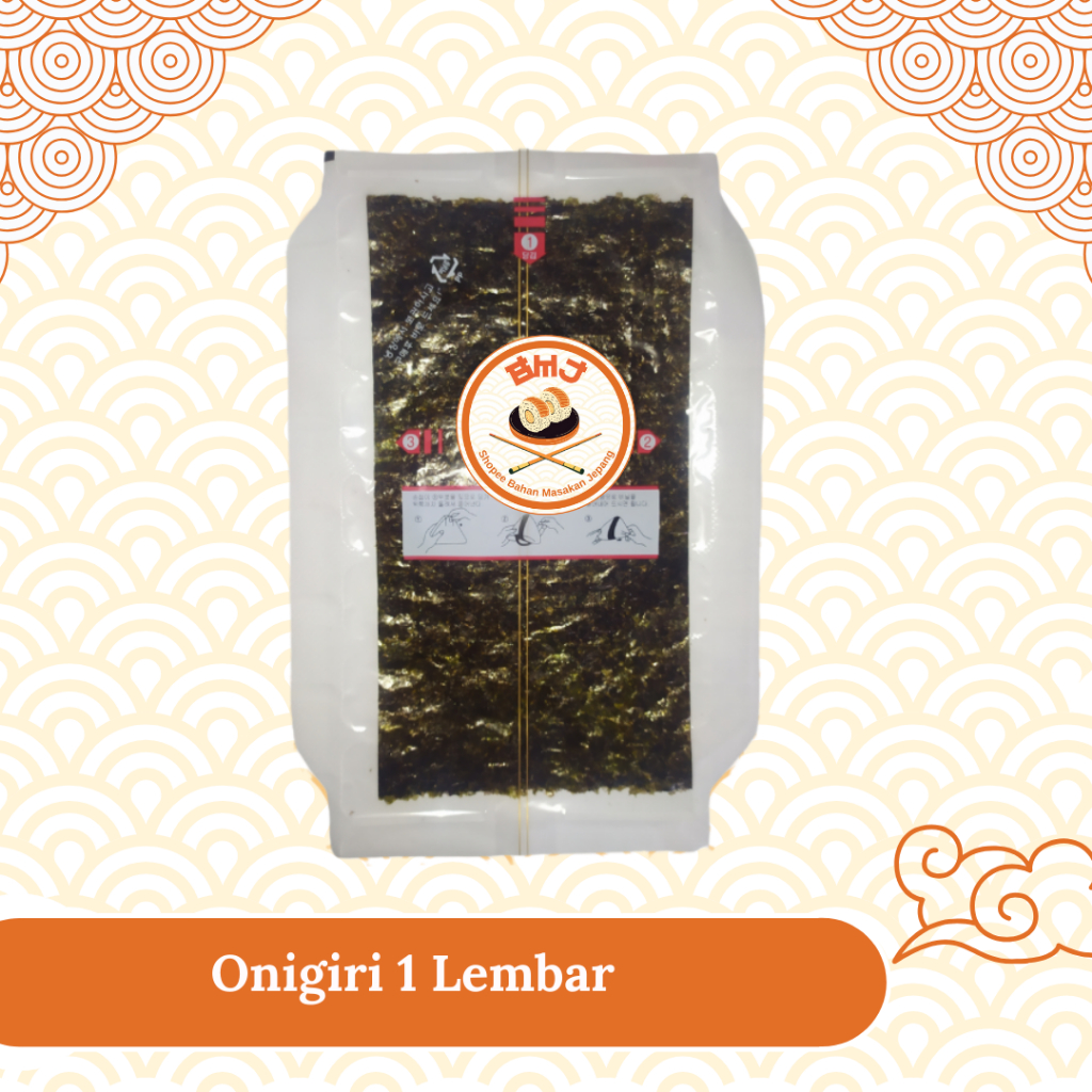 

Nori Onigiri JAVA FOOD Onigiri Wrapper 1 Lembar Halal │ Lembar Rumput Laut Import untuk