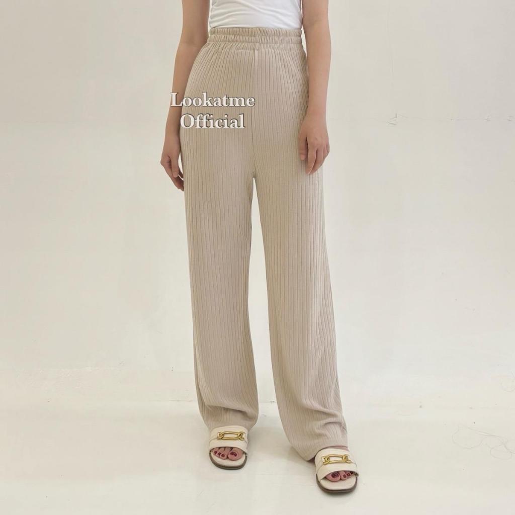 KIYORA • Celana Kulot Knit Kiyora Premium Long Pants