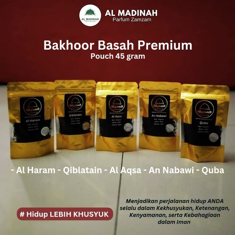 BAKHOOR SERIES PREMIUM POUCH - Al Madinah - Bakhoor Premium Grade Pouch 45 gr - Buhur Bukhur Arab Du