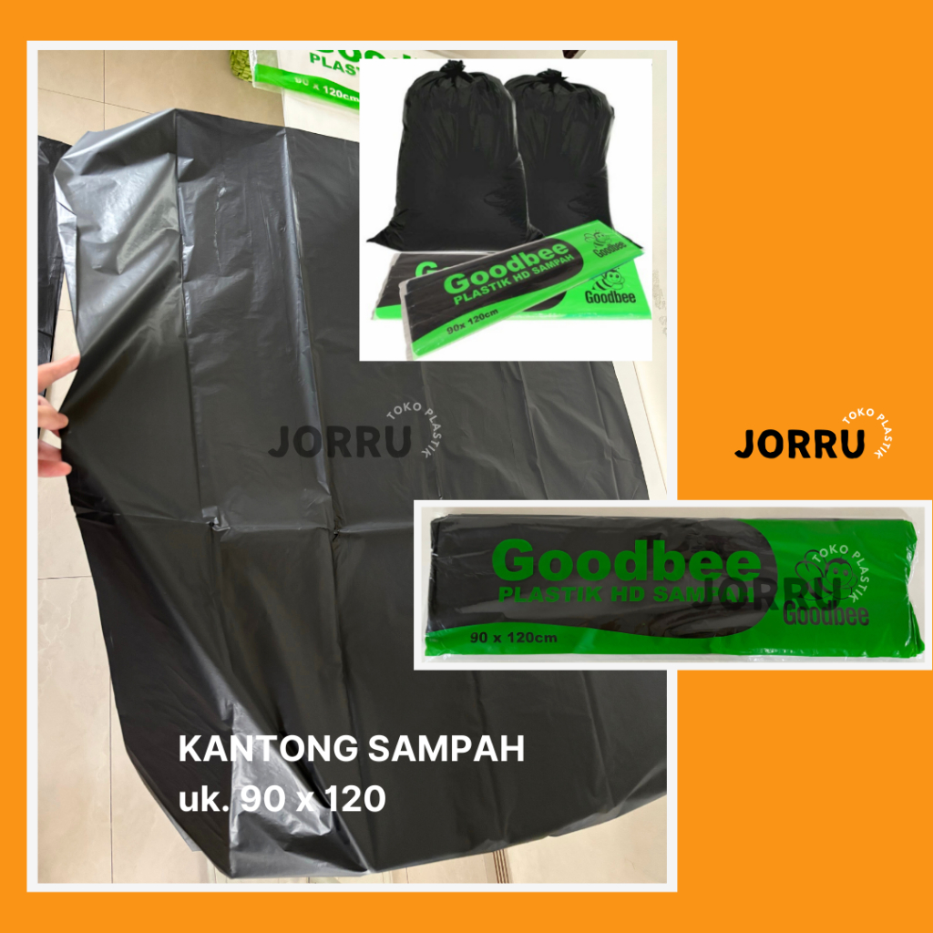 KANTONG PLASTIK SAMPAH UKURAN 90 x 120 cm - GOODBEE