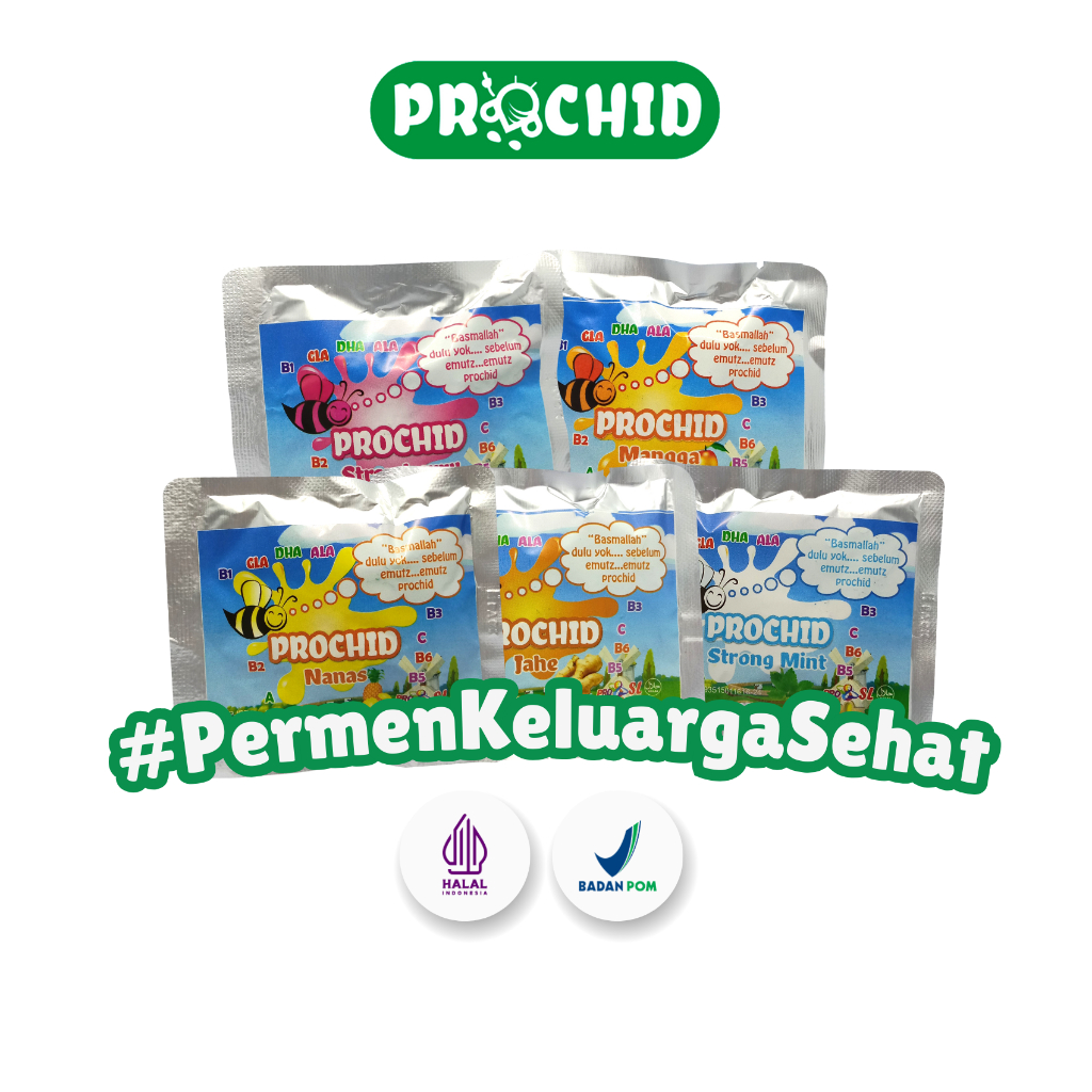 

Permen Probiotic BPOM dan HALAL Kesehatan Prochid Sachet | Isi 8 Butir