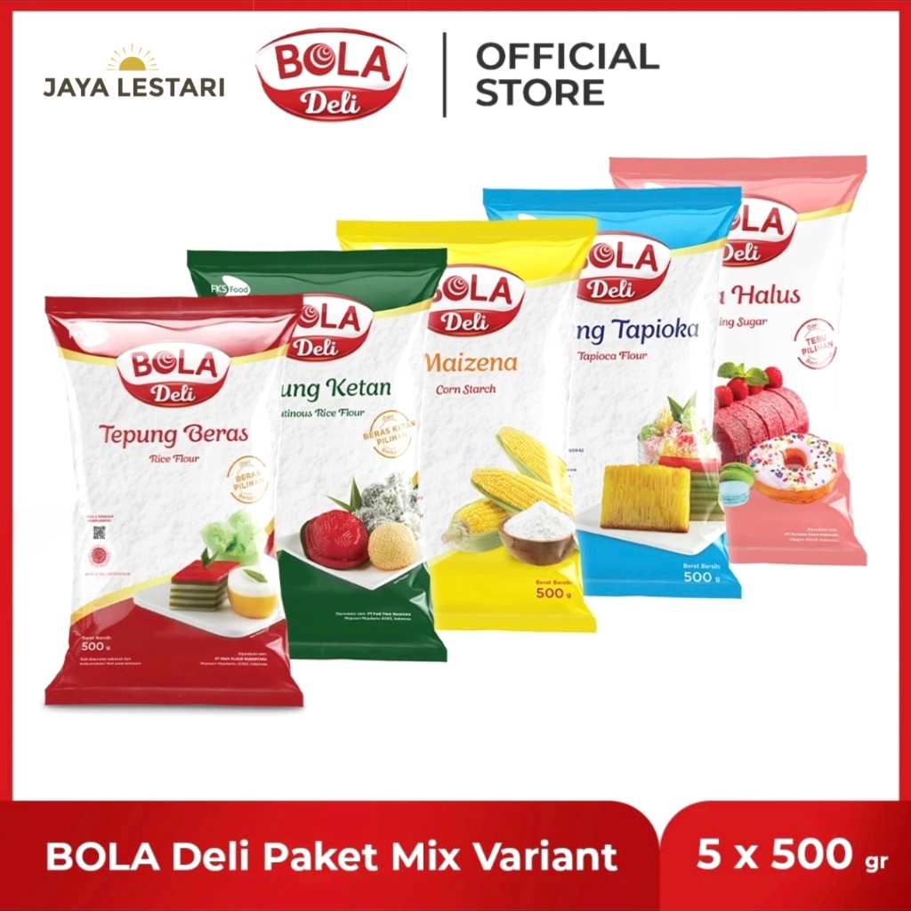 

Bola Deli Tepung (500g) (5 Varian)