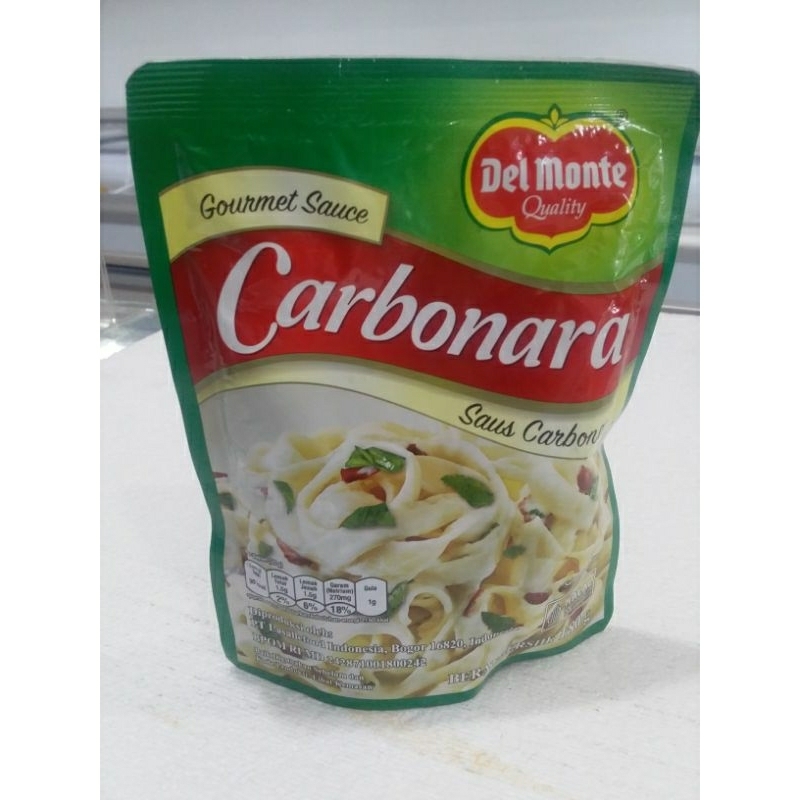 

DelMonte Saus Carbonara Gourmet Sauce