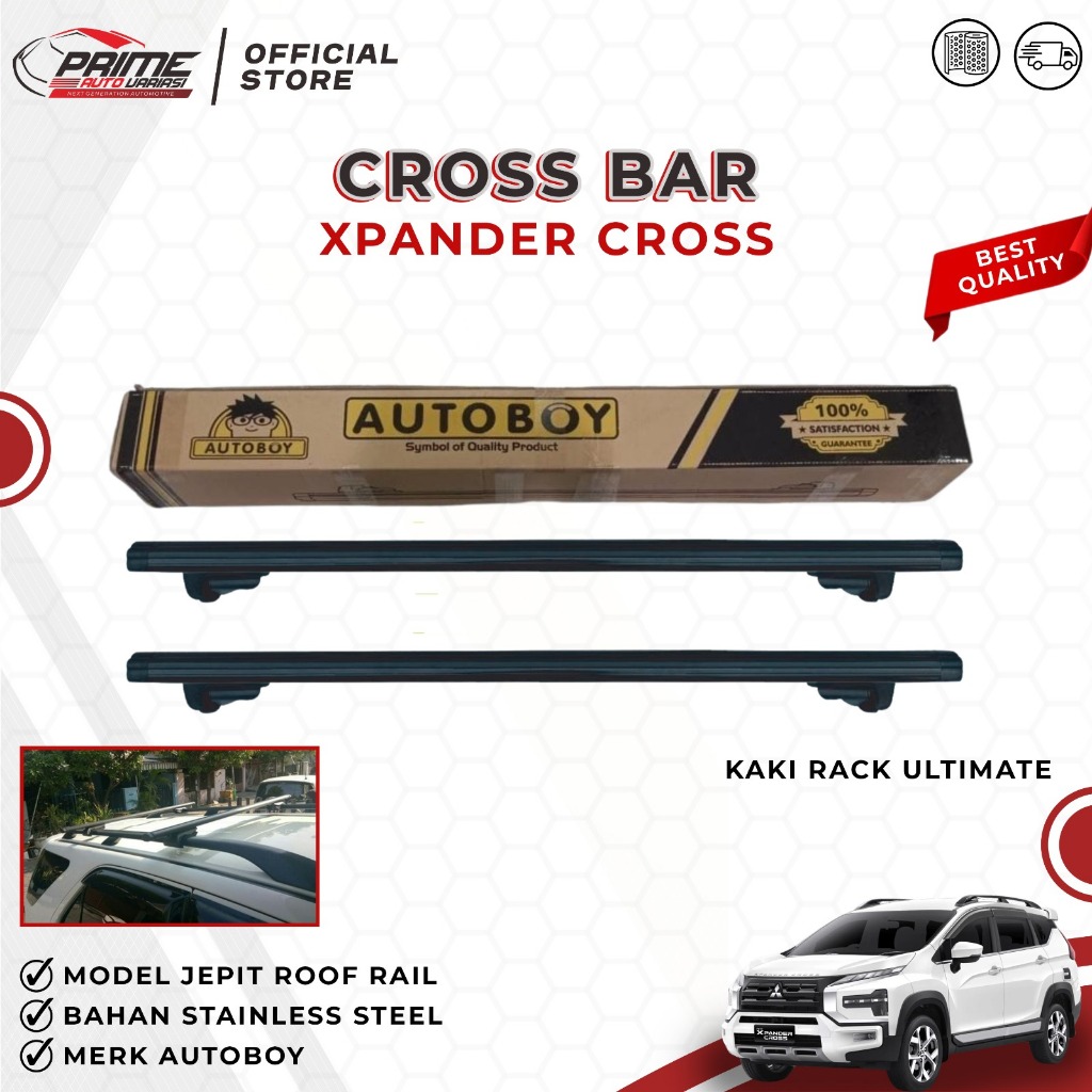 Cross bar jepit Roof Rail MITSUBISHI XPANDER CROSS - Ultimate