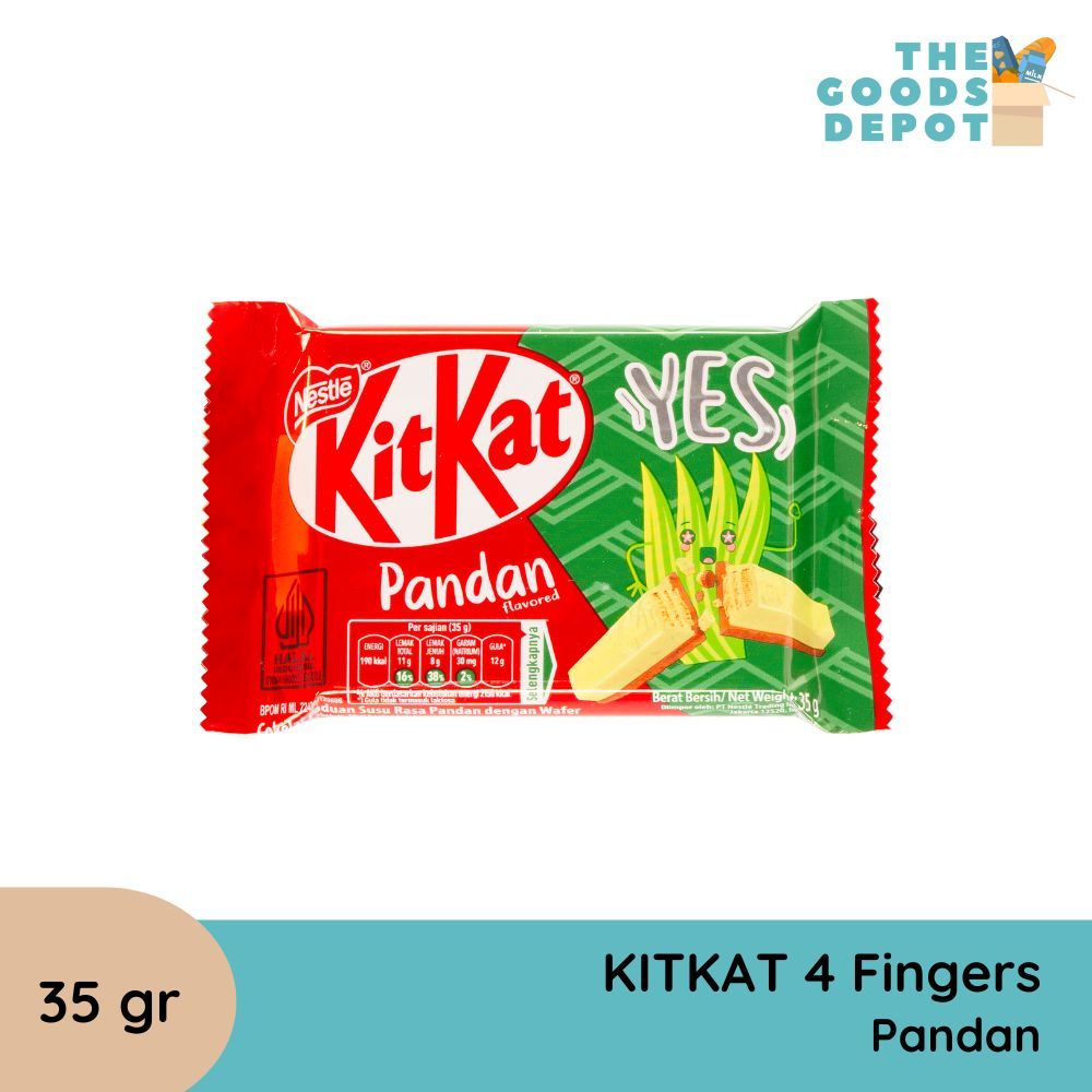 

KitKat 4 Fingers Pandan 35 g