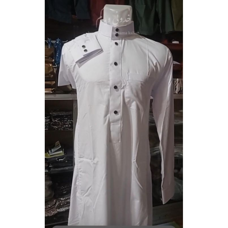 Gamis Allebas Manset Polos