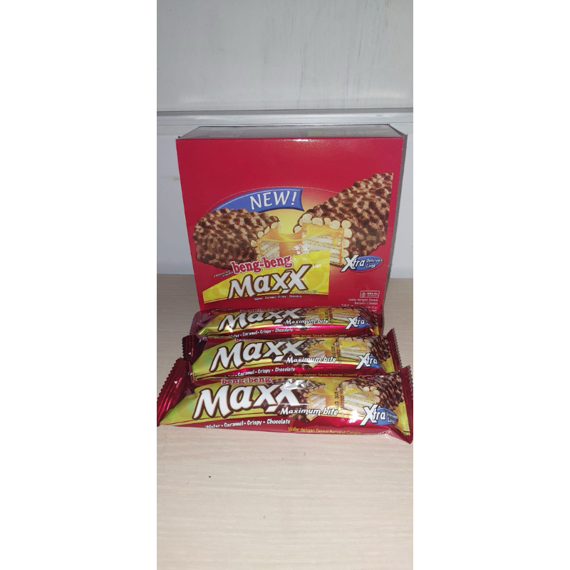 

Beng Beng Wafer Coklat Maxx Perpak isi 12 Bungkus @32 Gr