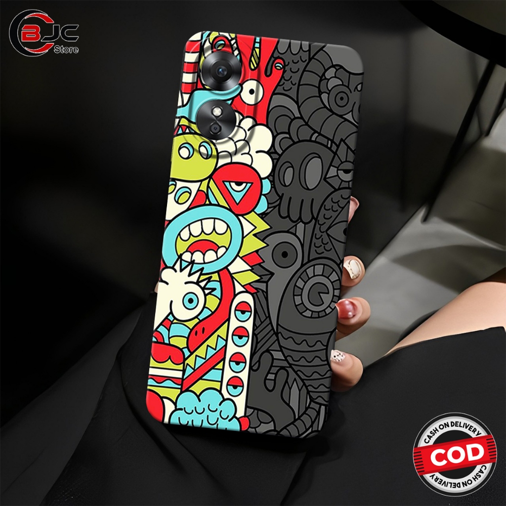 Casing Untuk OPPO A17 Case OPPO A17 Terbaru Softcase OPPO A17 Kesing OPPO A17 Silikon Procamera Maca
