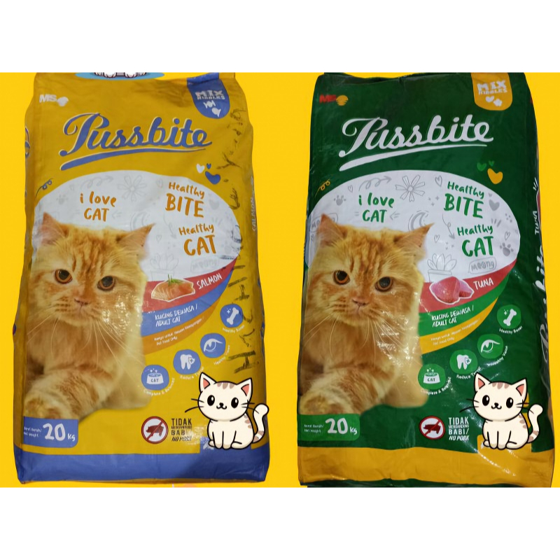 PussBite pakan kucing 20kg