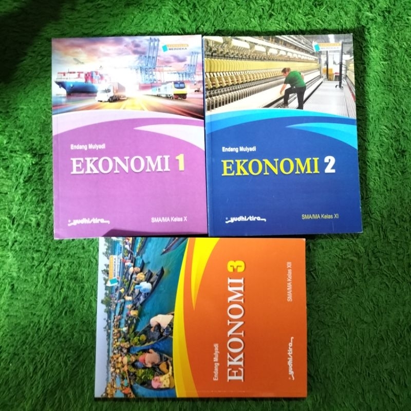 ORIGINAL BUKU EKONOMI KELAS 10 11 12 SMA KURIKULUM MERDEKA YUDISTIRA