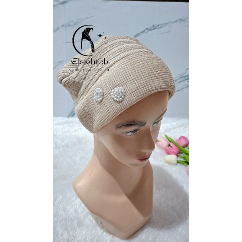 Ciput Emak Mutiara/ Ciput Topi Rajut Emak