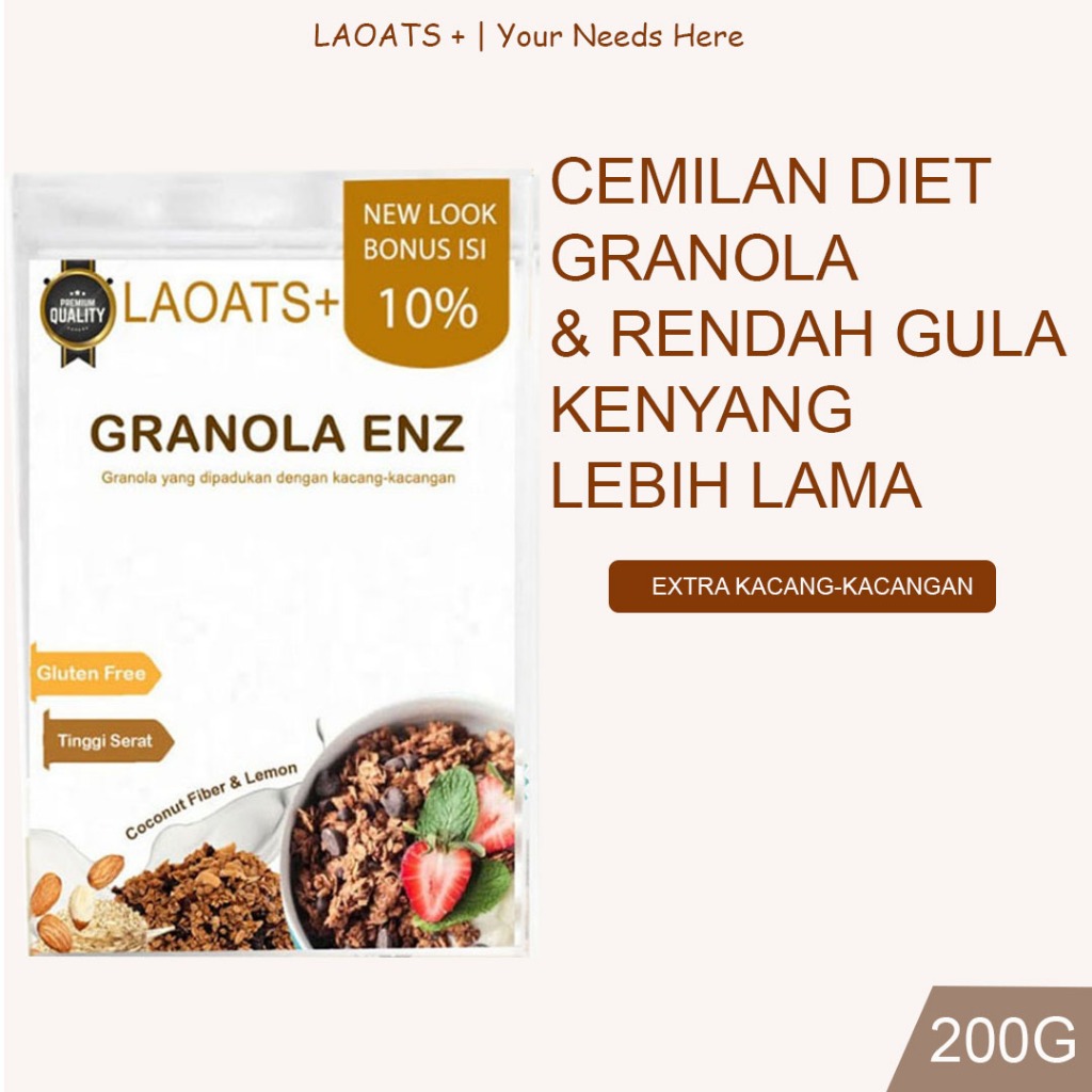 

Granola Mung Beans Kacang Hijau Diet Sereal Oatmeal Diet Pengganti Makan Cemilan Diet Sehat Rendah Kalori