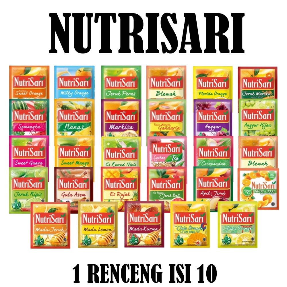 

NUTRISARI RENCENG ISI 10