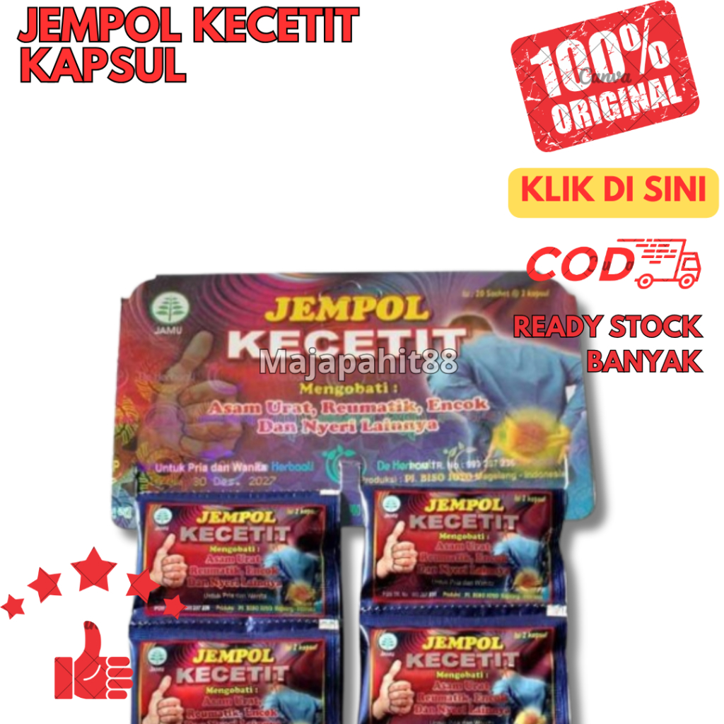 Jempol Kecetit Asam Urat KAPSUL