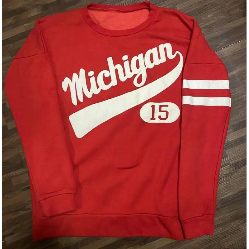 Crewneck Red Michigan