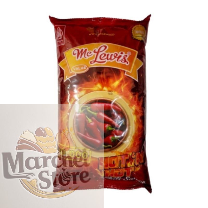 

sambal mclewis hot dengan berat 900 g