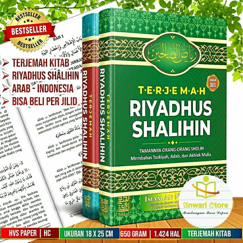 Terjemah RIYADHUS SHALIHIN Lengkap 2 JILID - Riyadhus Sholihin LUX