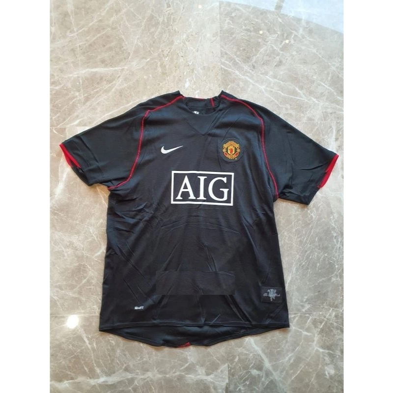 (RETRO) JERSEY BAJU BOLA MU UNITED AWAY KLASIK 2007/2008 IMPORT