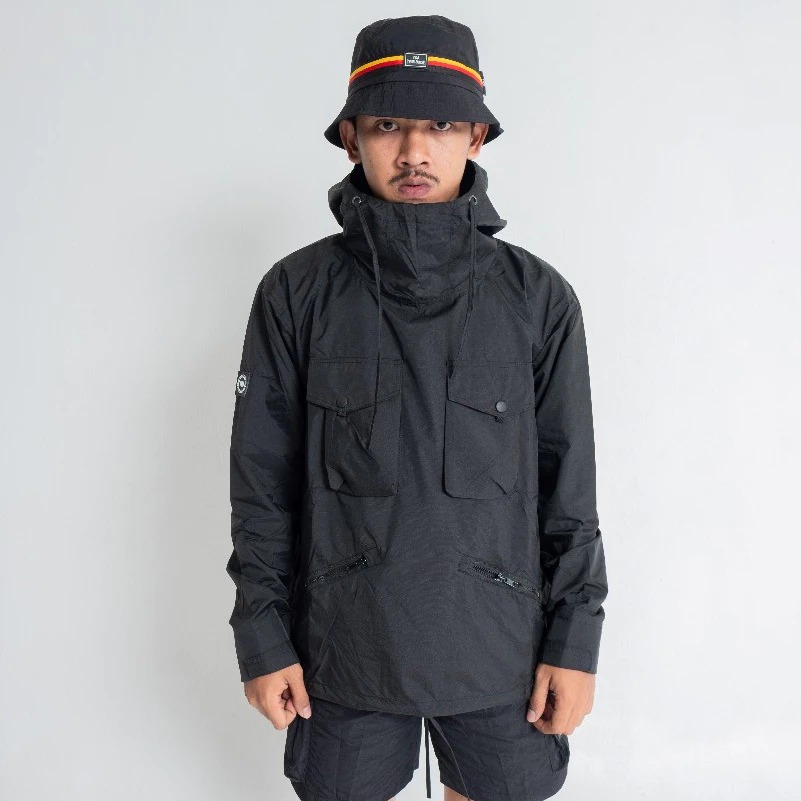 Troublemaker - Smock Qssam Black - Jaket Outdoor Waterproof - Outwear Jacket