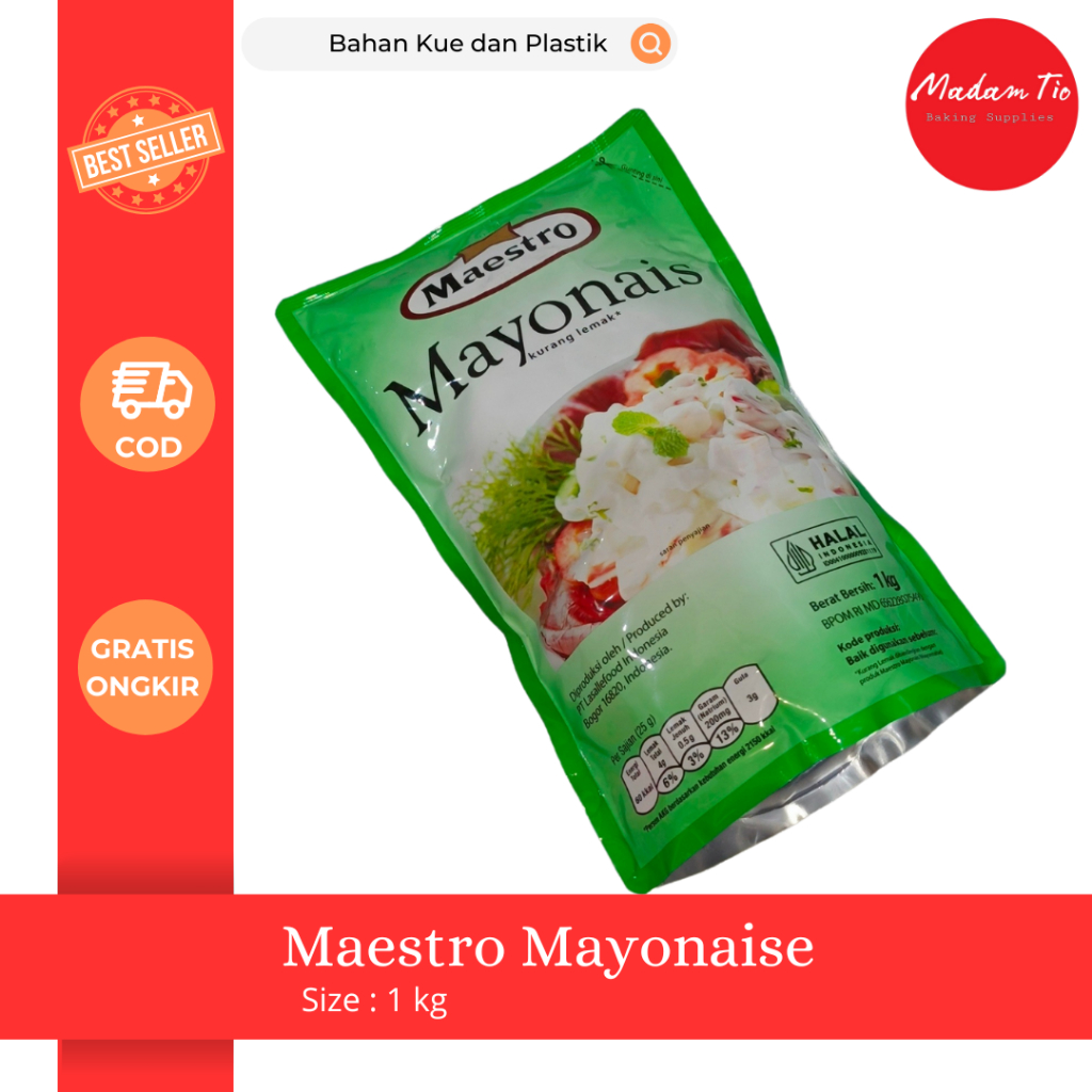 

Maestro Mayonaise 1 Kg 1pcs