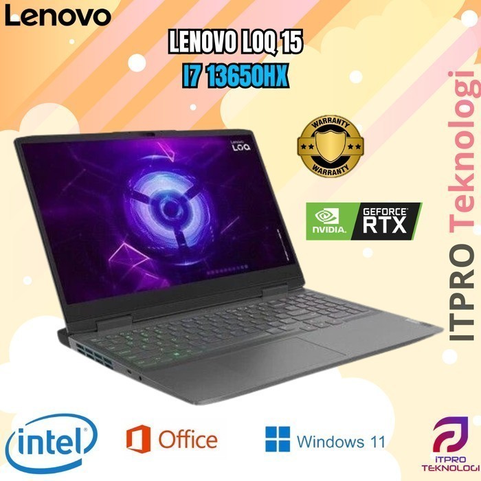 LENOVO LOQ 15 I7 13650HX RTX4050 6GB/ 20GB 512GB