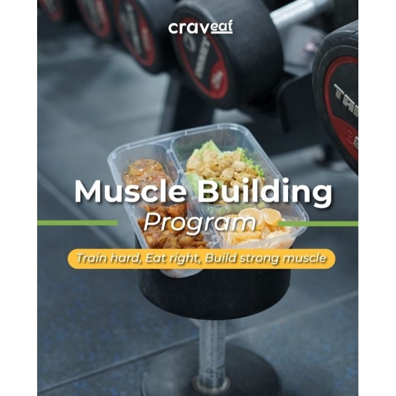 

Program Healthy Diet Katering Muscle Gain Sehat 7 Hari Lunch/Dinner Only- High Protein Meal Tanpa Pengawet Real Food