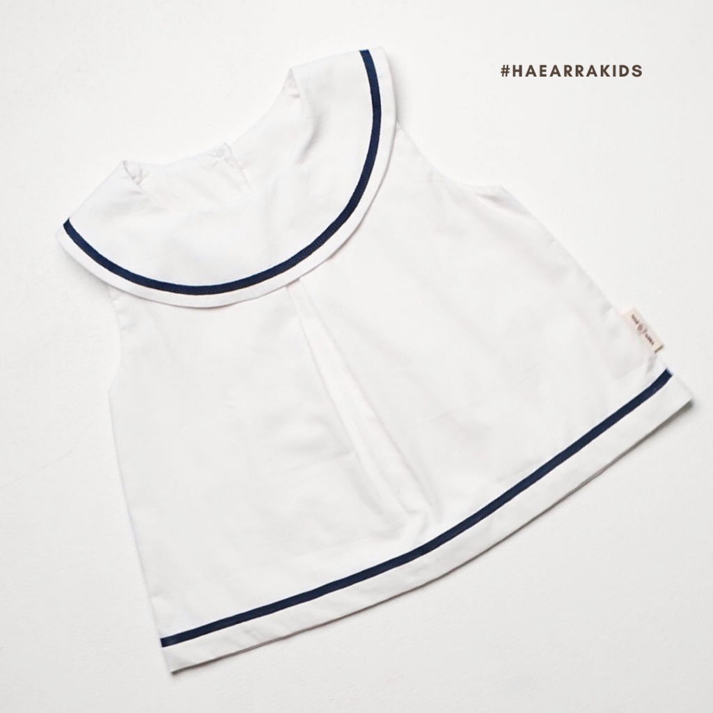 HAEARRA - Sailor Top usia 1-10 Tahun ( baju anak perempuan/atasan anak perempuan/kaos Anak/set Anak/
