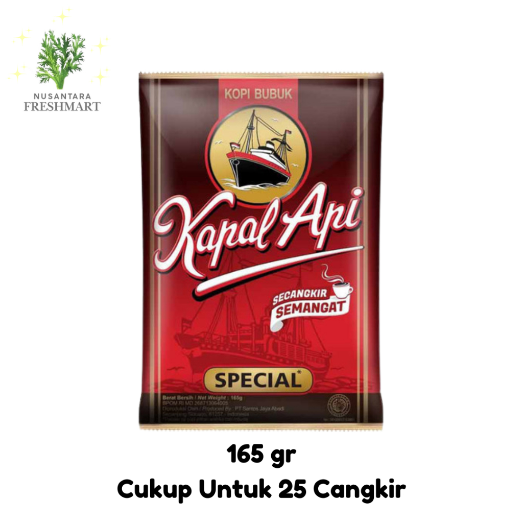 

[Nusantara Freshmart] Bubuk Kopi Kapal Api Spesial 165 gr