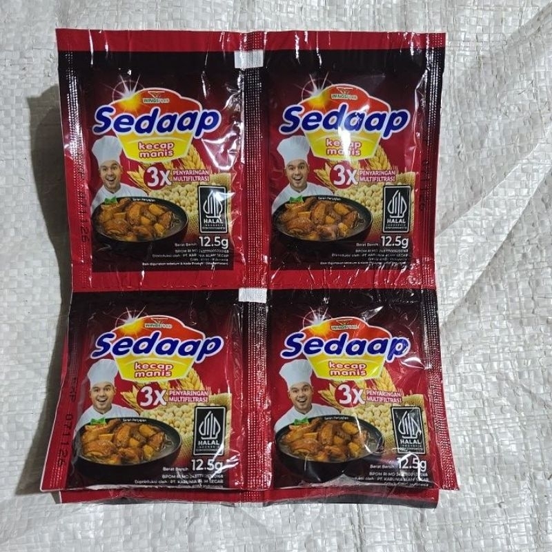

Kecap manis sedap renceng isi 18 biji x 12.5g