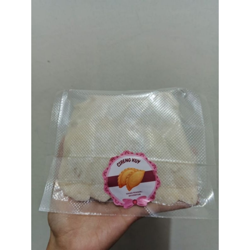 

Cireng kuy frozen isi aneka macam kemasan vaccum