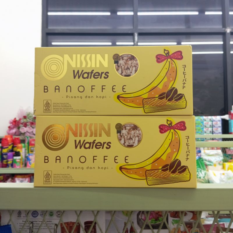 

Nissin Wafers Banoffee Pisang Dan Kopi 137 Gram