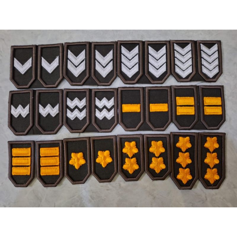 PANGKAT PDL POLRI BORDIR TIMBUL