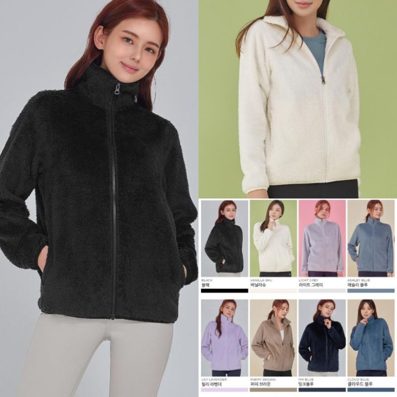 Jaket Bulu Serpa Dewasa Unisex Pria Wanita Kualitas Premium/Jaket Uniqlo Dewasa/Jaket Sherpa Uniqlo