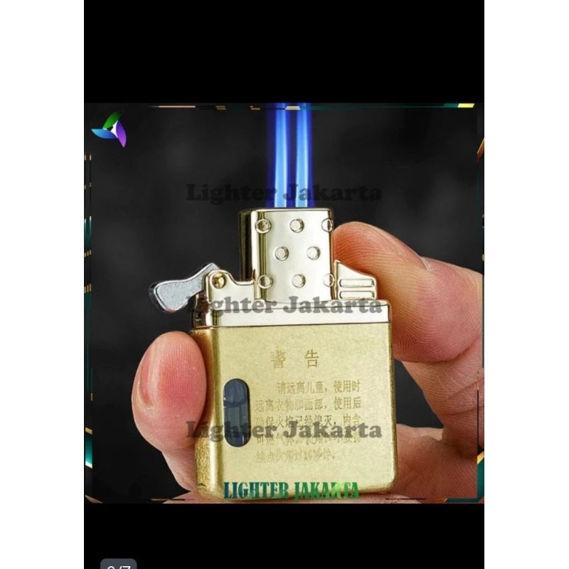 INSERT KOREK API DOUBLE LAS GAS ZORRO LIGHTER 513