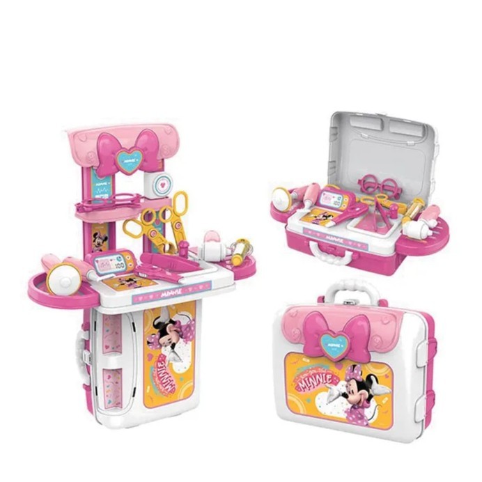 Disney Roleplay Minnie Mouse 3in1 Doctor Suitcase Playset