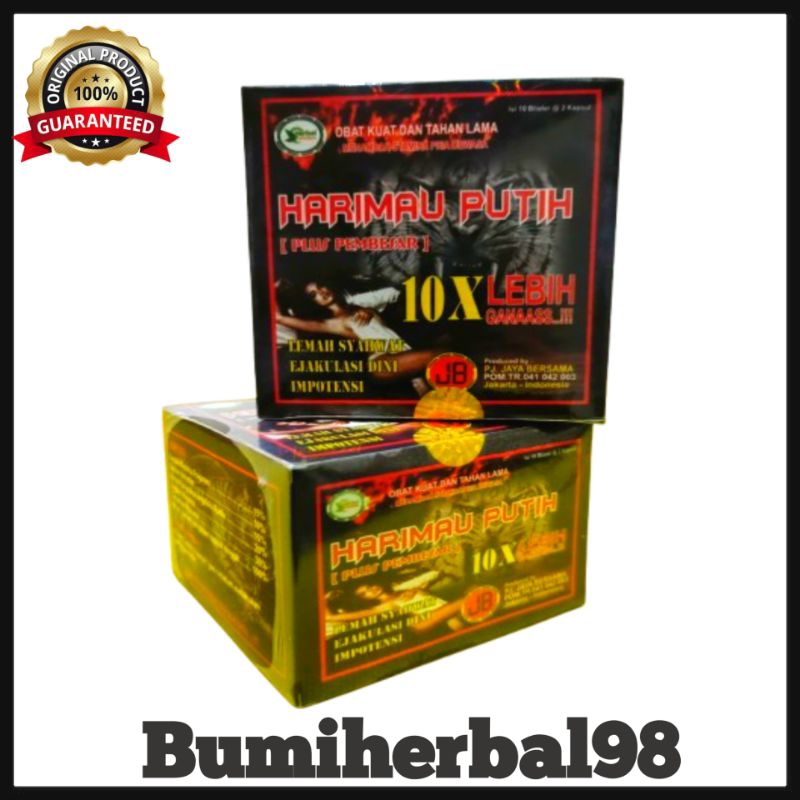 Kapsul Tahan Lama Cap Harimau Putih Kapsul Original