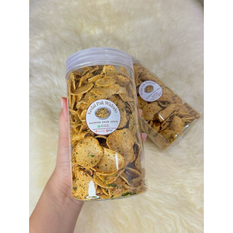 

Basreng Pedas Daun Jeruk (Toples 300g)