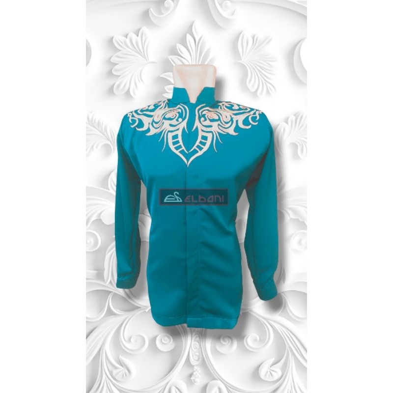 Koko ELBANI bordir Ziyan baju Koko muslim bordir premium simpel mewah elegant