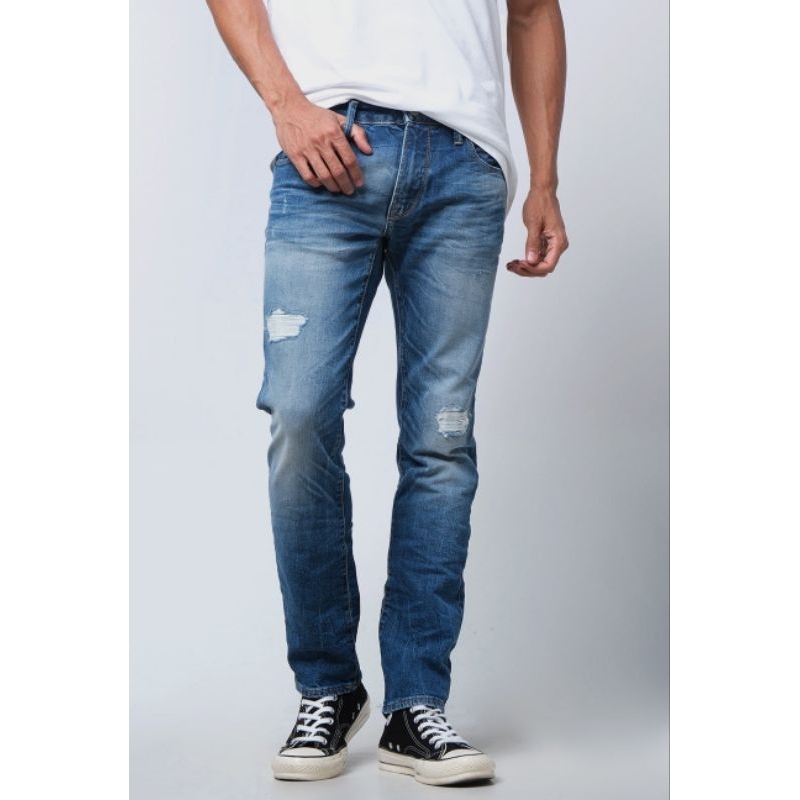 Celana jeans panjang sobek skinny Stretch bombboogie original 43KJ7B3LL