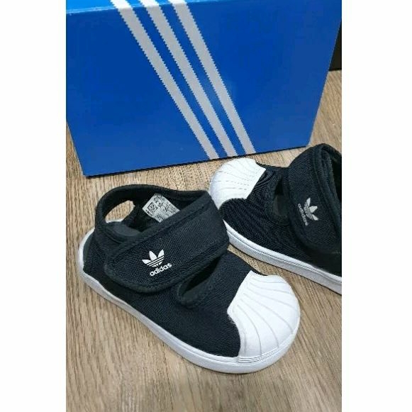 Adidas Superstar 360 Sandal Anak Hitam Putih