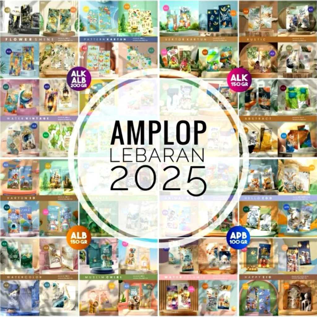 

AMPLOP LEBARAN 2025 DESAIN KEKINIAN AMPLOP LUCU MURAH