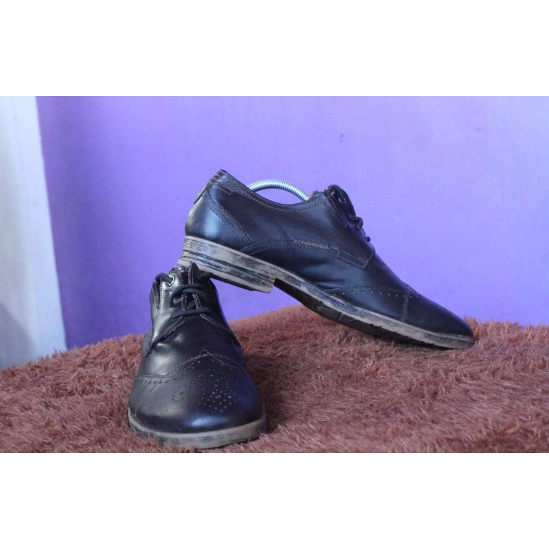 seoatu stefano rossi dan loafer timber kulit asli dan mantul tapaknya